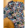 Castaway Men's Short Sleeve Button-Down Shirt Medium Castaway, Men's Madras Shirt (Lincoln Madras)