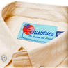 Chubbies Men's Short Sleeve Button-Down Shirt Chubbies, Men's Luau Uniform Popover (Beige)