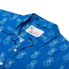 Chubbies Men's Short Sleeve Button-Down Shirt Chubbies, Men's Pineapple Of My Eye Shirt (Ocean Blue)