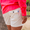 Chubbies Men's Shorts Chubbies, Men's 4 Inch Vanillas Shorts (White)