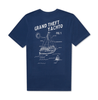 Chubbies Men's Tee Shirt Large / Navy Chubbies, Men's Mr. Steal Your Boat Tee Shirt (Navy Blue)
