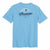 Fish Hippie, Men's Breezy Short Sleeve Shirt (Azure Blue)