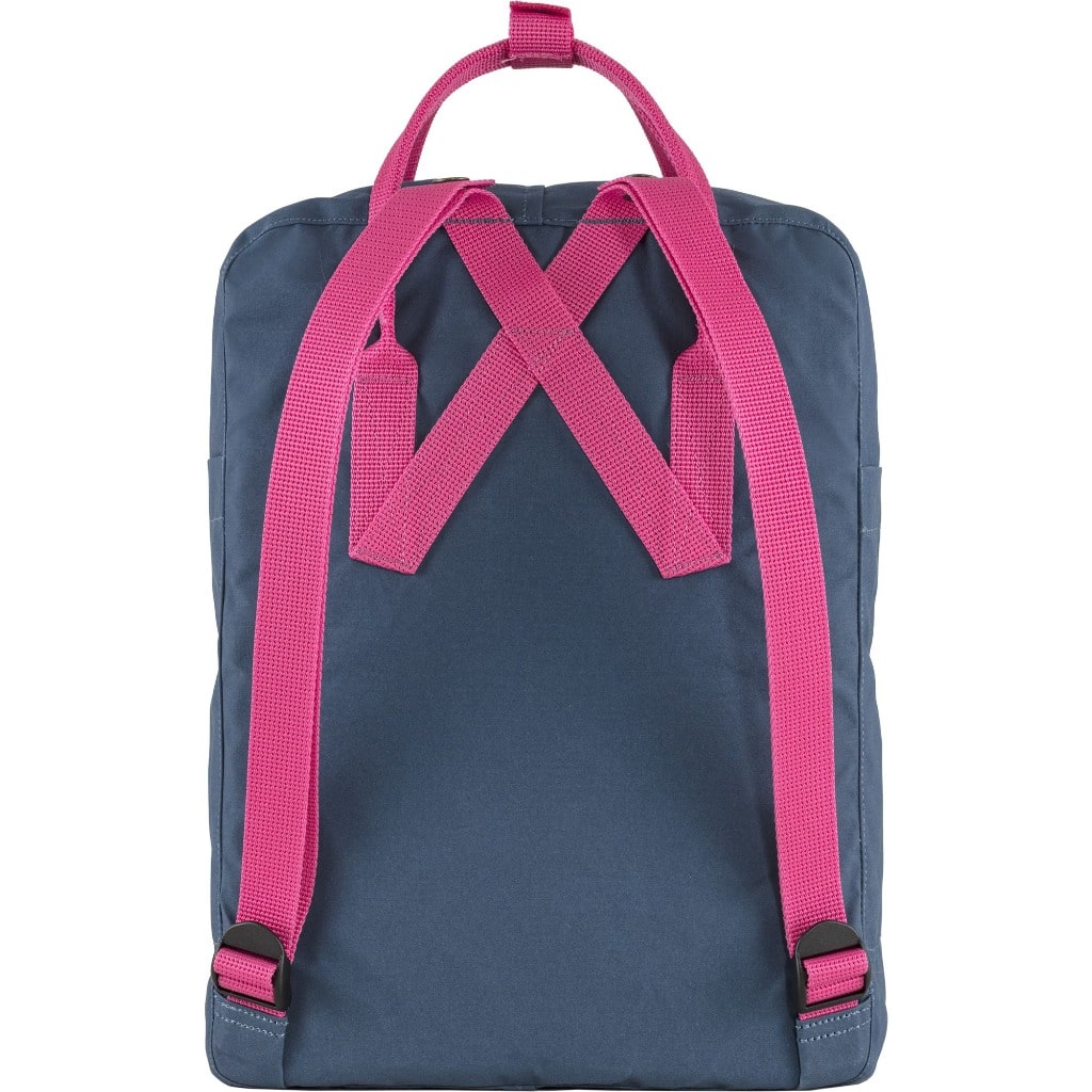 Fjallraven, Classic Kanken Backpack (Flamingo Pink and Royal Blue)