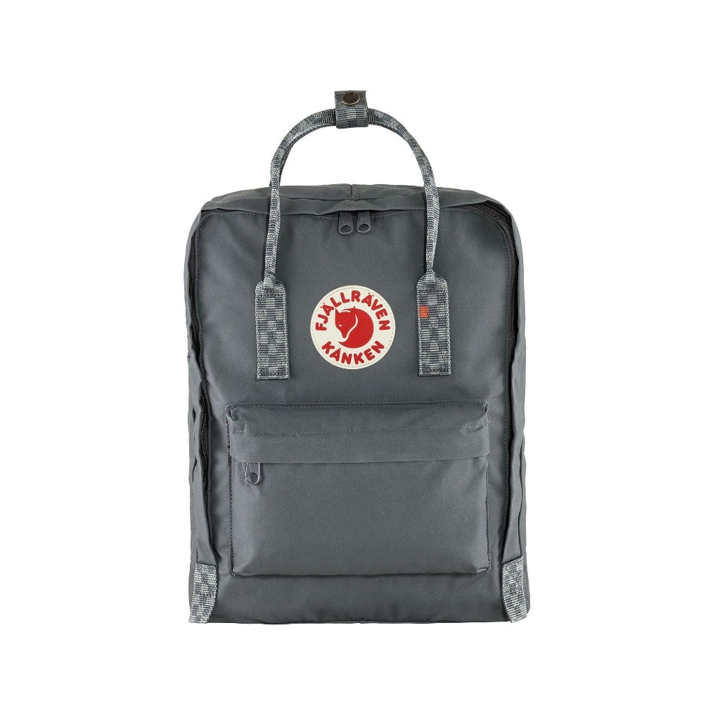 Fjallraven, Classic Kanken Chess Strap Backpack (Super Grey)