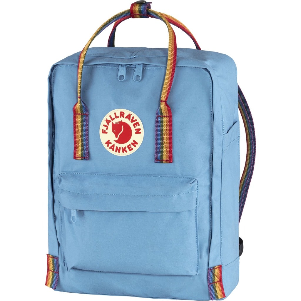 Fjallraven, Kanken Classic Rainbow Backpack (Air Blue)