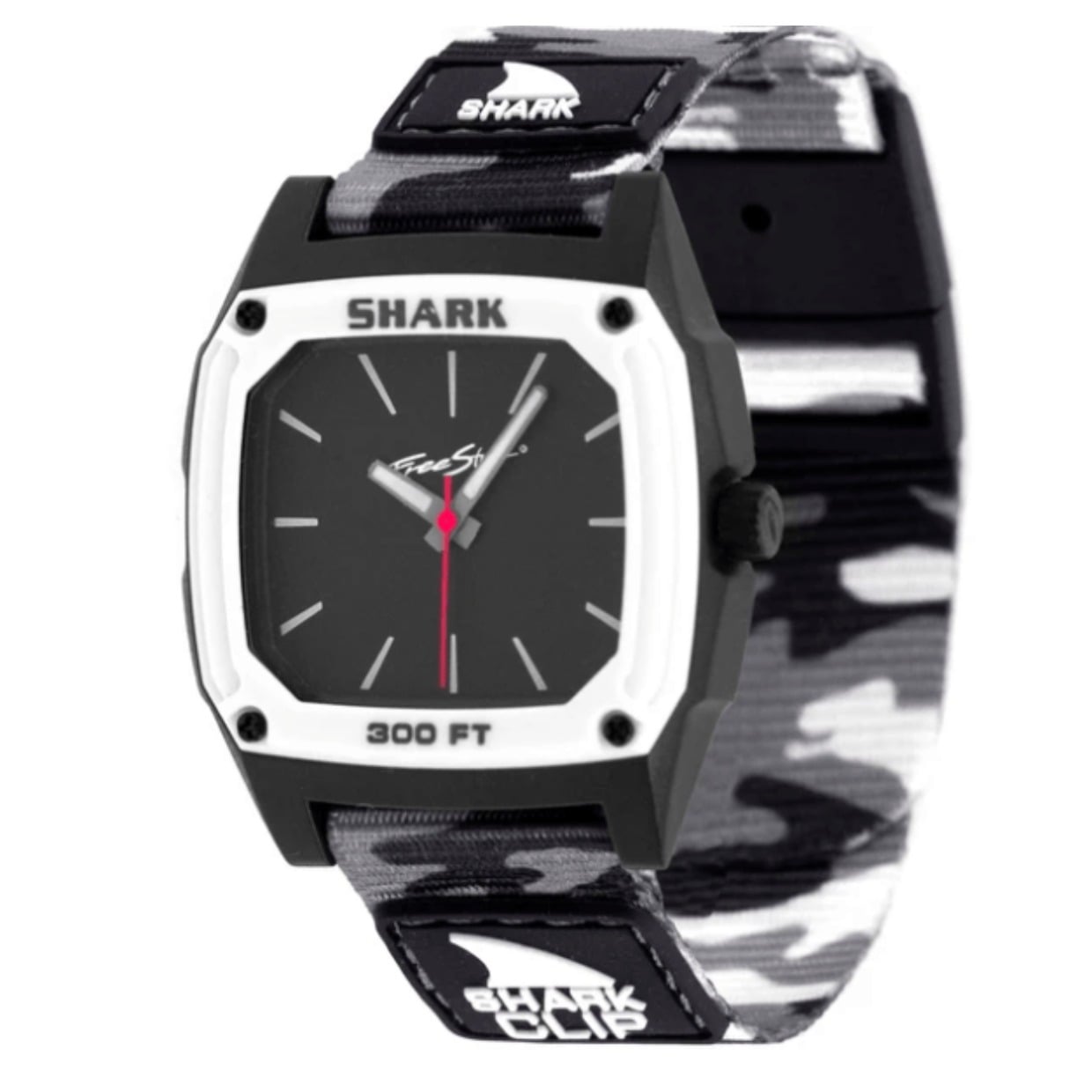 Freestyle Watches Snow Camo Freestyle, Classic Clip Analog Shark Watch (Snow Blind)
