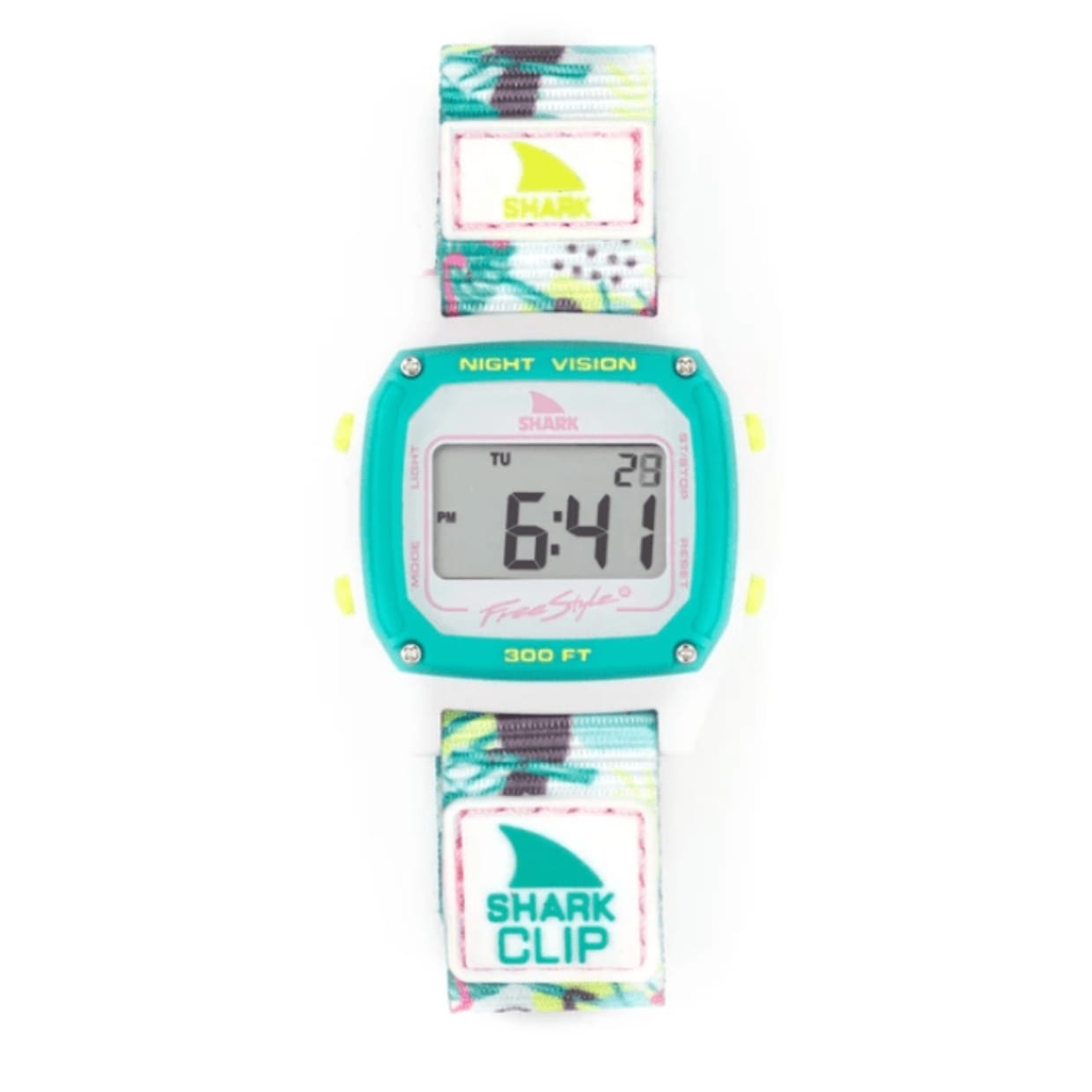 Freestyle watches Tropical White Freestyle Shark Classic Clip Monkey Business