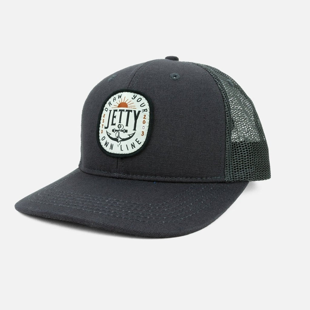 Jetty, Admiralty Trucker Hat (Charcoal Grey)