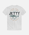 Jetty Men's Tee Shirt Jetty, Men's Chomped Tee (Grey)