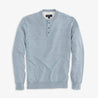 Johnnie-O Men's Sweaters Medium Johnnie-O, Men's Bran Henley Shirt (Stone Blue)