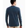 Johnnie-O, Men's Levi Long Sleeve Tee Shirt (Wake Blue)
