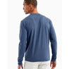 Johnnie-O, Men's Pocketless Long Sleeve T-Shirt (Wake Blue)