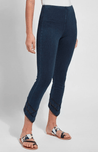 Lysse Women's Pants Large / Indigo Blue Lyssé, Women's Crop Legging (Dark Blue)