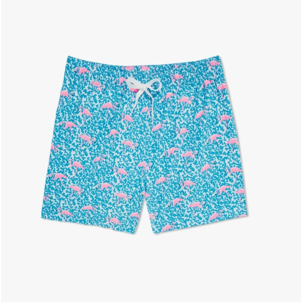 Men's Chubbies The Domingos are for Flamingos Boardshort, Blue