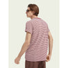 Men's Scotch and Soda Classic Striped Tee, Red