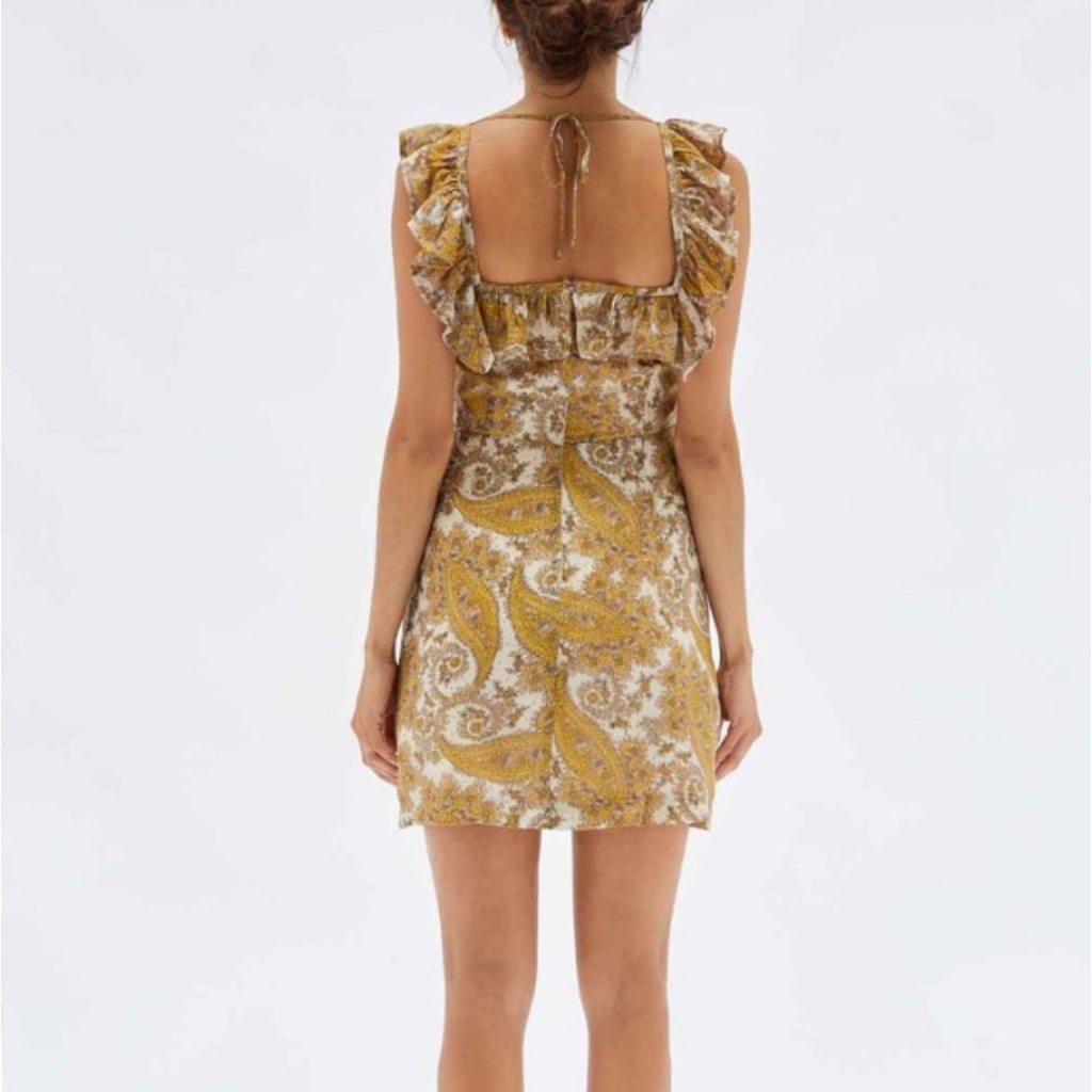 MINKPINK, Women's Sistan Frill Mini Dress (Multi)