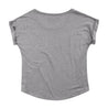 Mitchell & Ness Women's Tee Shirt Mitchell & Ness, Women's 76ers Roll Sleeve Tee (Grey)
