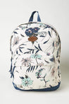 O'Neill Backpacks Floral, Cream, and Blue O'Neill, Shoreline Backpack (Insignia Floral Blue)