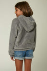 O'Neill Girl's Sweaters O'Neill, Girls' Melanie Hooded Pullover (Grey)