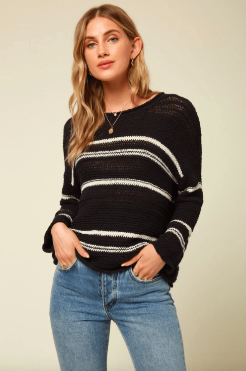  Black O'Neill, Women's Salty Sweater (Black)