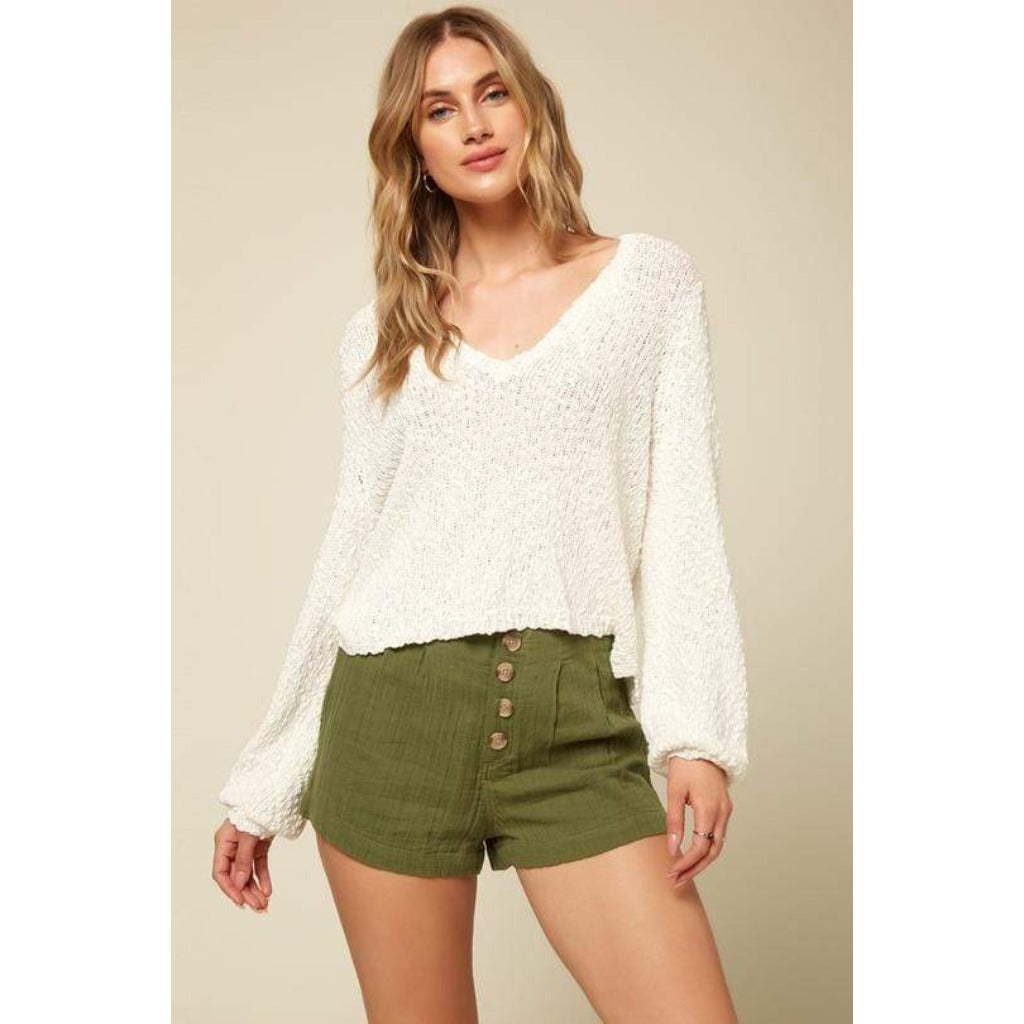  Winter White Shores Solid Sweater (Multiple Colors