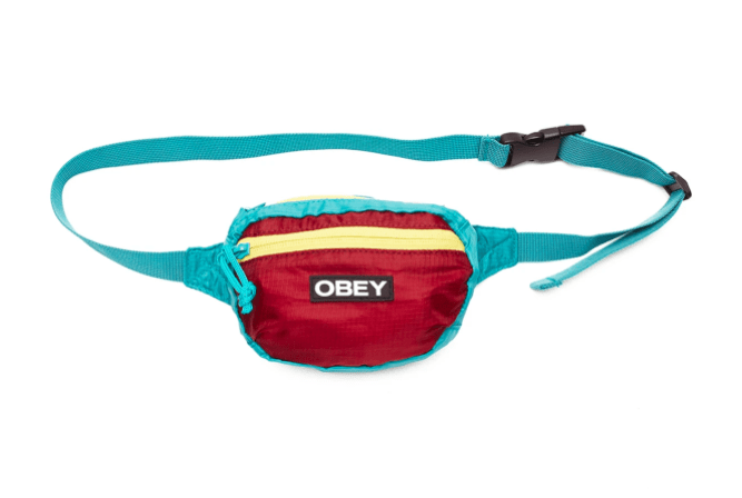  Fig Red Obey, Unisex Rapids Waist Pack (Multiple Colors)