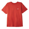 Obey Men's Tee Shirt Obey, Men's Submit Wisely Tee (Orange)