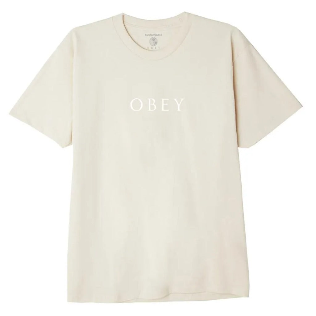 Obey, Novel 3 Tee Shirt (Cream)