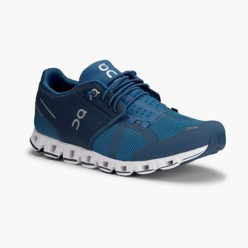  Blue Denim On Running, Men's Cloud Running Sneakers (Blue)