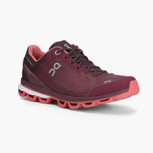  Coral On Running, Women's Cloud Surfer (Mulberry)