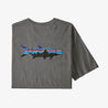 Patagonia, Men's Fitz Roy Fish Organic Cotton T-Shirt (Noble Grey)