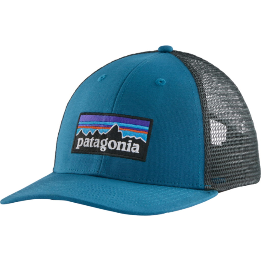 Patagonia, P-6 Logo LoPro Trucker Hat (Stellar Blue)