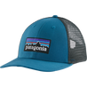 Patagonia, P-6 Logo LoPro Trucker Hat (Stellar Blue)