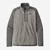 Patagonia Men's Sweaters Patagonia, Men's Better Sweater Quarter-Zip (Nickel Grey)