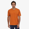 Patagonia, Men's P-6 Organic Cotton Tee Shirt (Desert Orange)