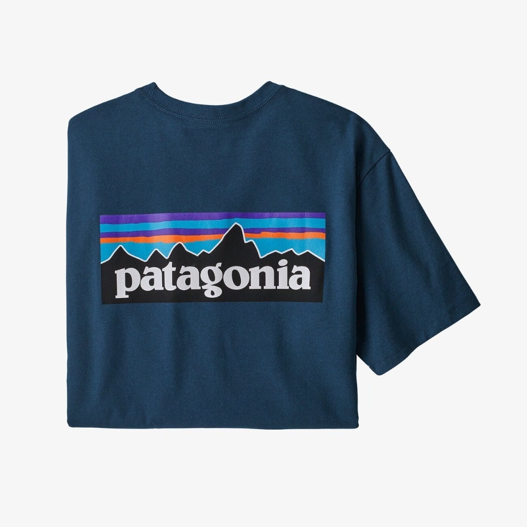 Patagonia, Men's P-6 Responsibili-Tee (Crater Blue)