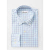Peter Millar Men's Button-Down Shirts Medium Peter Millar, Men's Emory Tattersall Shirt (Lake Blue)
