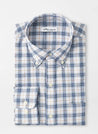 Peter Millar Men's Button-Down Shirts Peter Millar, Men's Armidale Cotton Sport Shirt (Atlantic Blue)