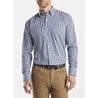 Peter Millar Men's Button-Down Shirts Large / Navy Blue Peter Millar, Men's Crown Soft Gingham (Navy Blue)