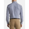 Peter Millar Men's Button-Down Shirts Large / Navy Blue Peter Millar, Men's Crown Soft Gingham (Navy Blue)