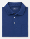 Peter Millar Men's Polo Shirts Medium / Atlantic Blue Peter Millar, Men's Aqua Cotton Polo (Atlantic Blue)