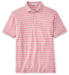 Peter Millar Men's Polo Shirts Peter Millar, Men's Seaside Striped Slub Polo (Multiple Colors)