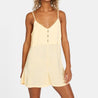 RVCA, Women's Woodstock Dress (Apricot Orange-Yellow)