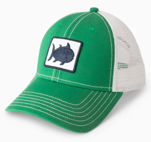  Kelly Green Southern Tide, Men's Fly Patch Skipjack Trucker Hat (Multiple Colors)