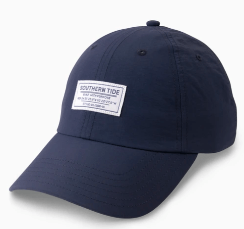  Navy Blue Southern Tide, Shoreline Performance Hat (Navy)