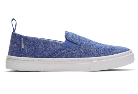  Vallarta Blue Toms, Kids Luca Slip-Ons (Vallarta Blue)