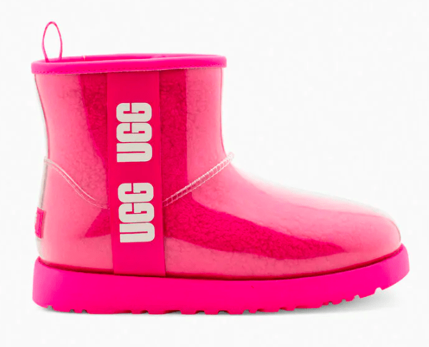  Fuchsia Pink Ugg, Women's Classic Clear Mini Boots (Multiple Colors)