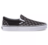 Vans Men's Shoes Vans, Unisex Pewter Checker Slip-On (Black and Grey)