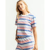 Vans, Women's Wazzy Stripe Top (Coral)