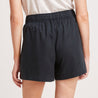 Vineyard Vines, Women's Luxe Pull-On Shorts  (Black): High-Waist - Elastic at Back - Front Pleats - Fully Lined